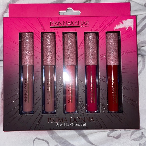 Manna Kadar Makeup Nwt Manna Kadar Beauty Prima Donna 5pc Lip Gloss Set Poshmark